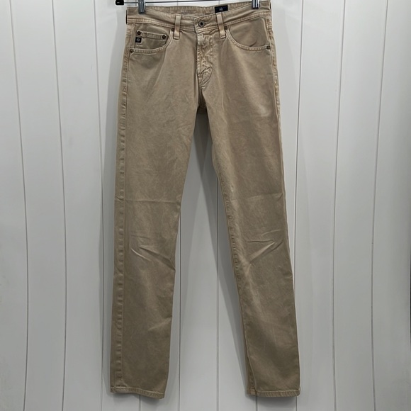 Ag Adriano Goldschmied Other - Ag Adriano Goldschmied The Tellis Modern Slim Khaki Beige Chino Pant Cotton